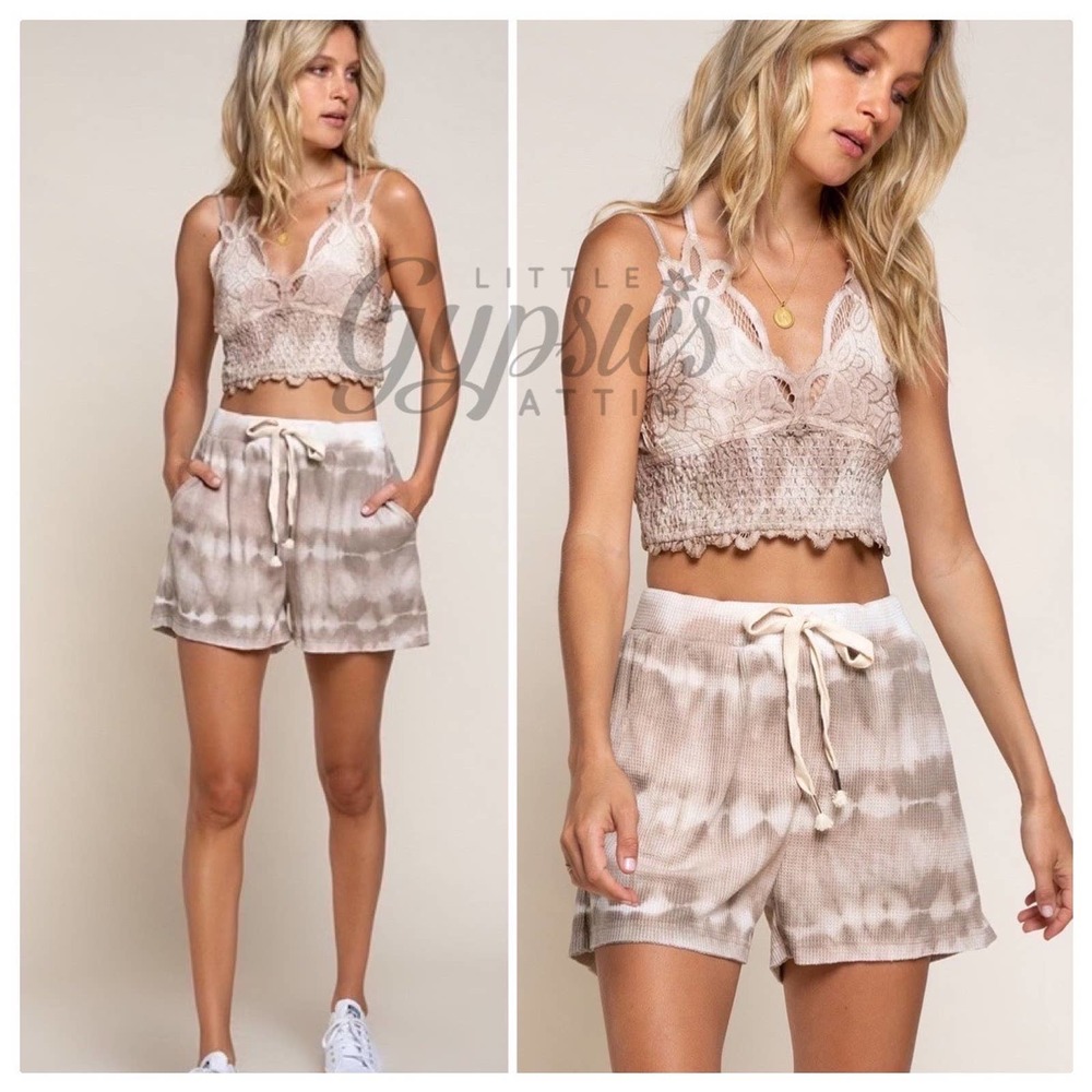 POL Longline Mineral Wash Lace Bralette - Picture 7 of 16